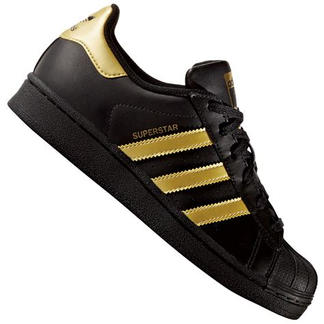 adidas damenschuhe schwarz gold streifen|Gold .